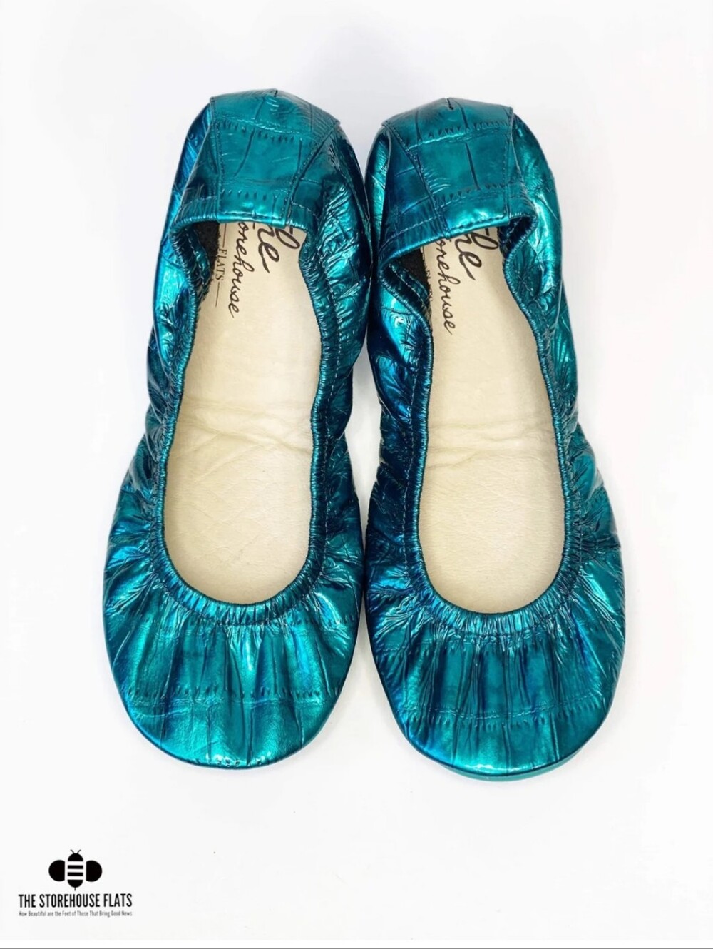 *BRAND NEW* Teal Zeal Crocs Storehouse Flats